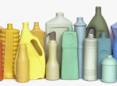 تصویر 2 از بطری پلاستیکی مات پوشش مخملی صنعتی